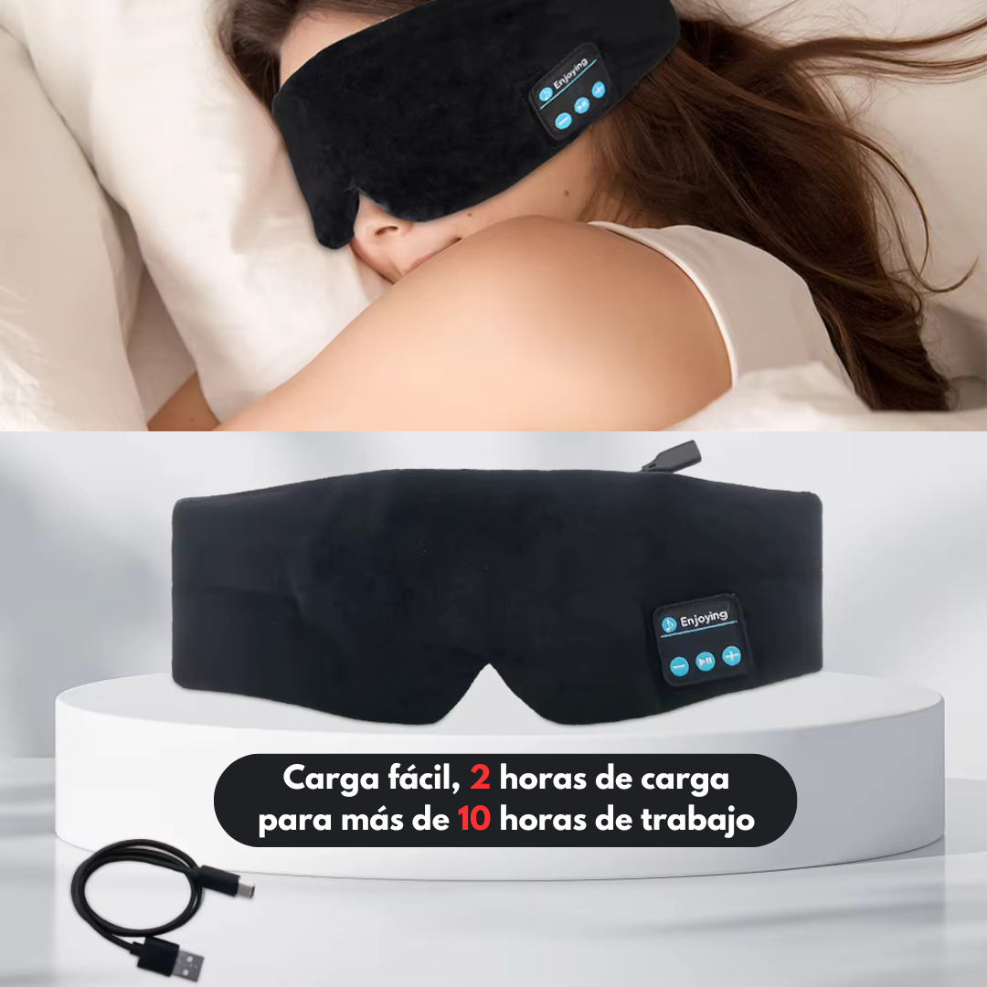 Máscara para Dormir con Auriculares Bluetooth