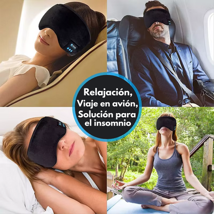 Máscara para Dormir con Auriculares Bluetooth