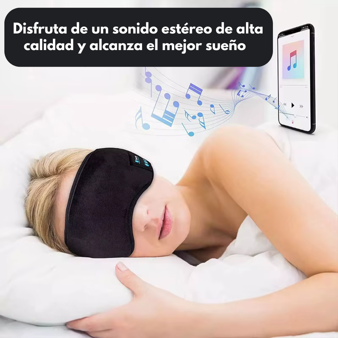 Máscara para Dormir con Auriculares Bluetooth