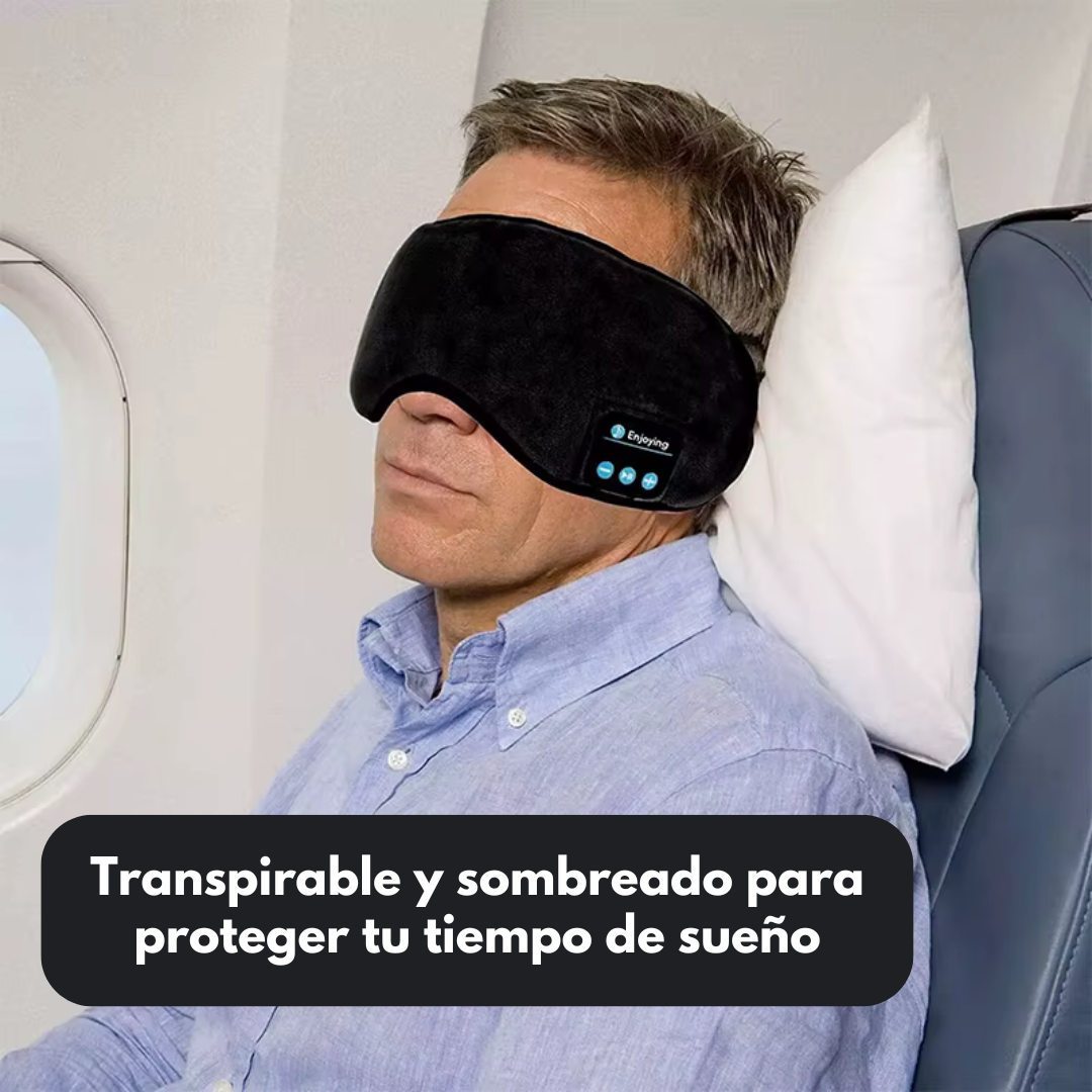 Máscara para Dormir con Auriculares Bluetooth