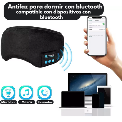 Máscara para Dormir con Auriculares Bluetooth